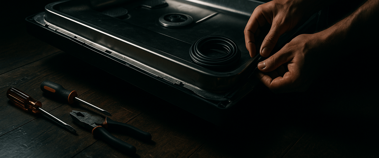 Leaky Dishwasher Fix: How To Replace A Dishwasher Bottom Door Seal ...