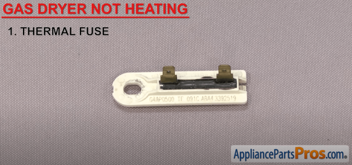Gas Dryer Isn't Heating Top 5 Reasons and Fixes AppliancePartsPros Blog