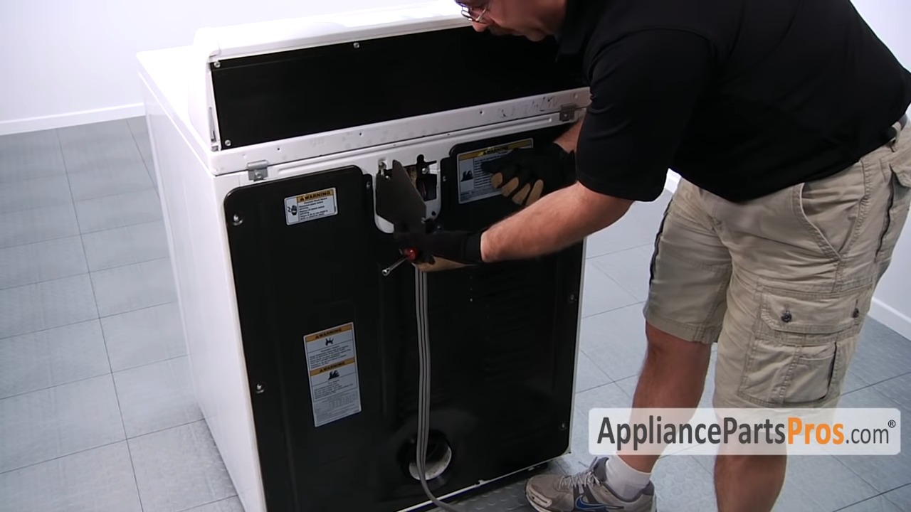 Matt with AppliancePartsPros replacing a whirlpool dryer heating element