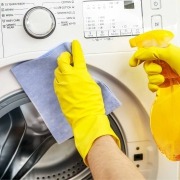 Cleaning washer to prevent mold