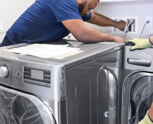 how to install a new dryer