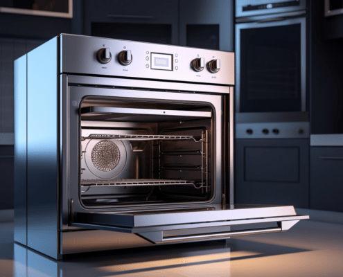 Image of an oven after repairing F9 Error Code