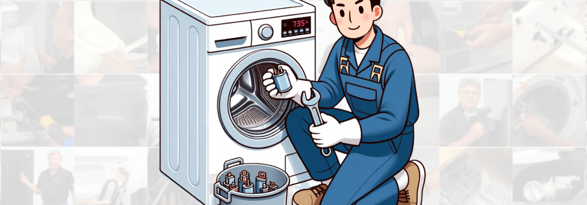 Illustration of a Whirlpool Washer Capicitor replacement