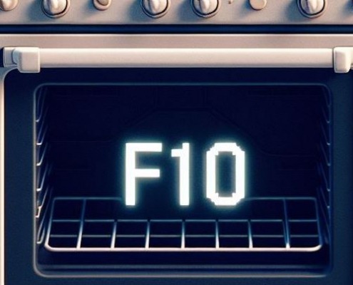 digital f10 error displaying on oven