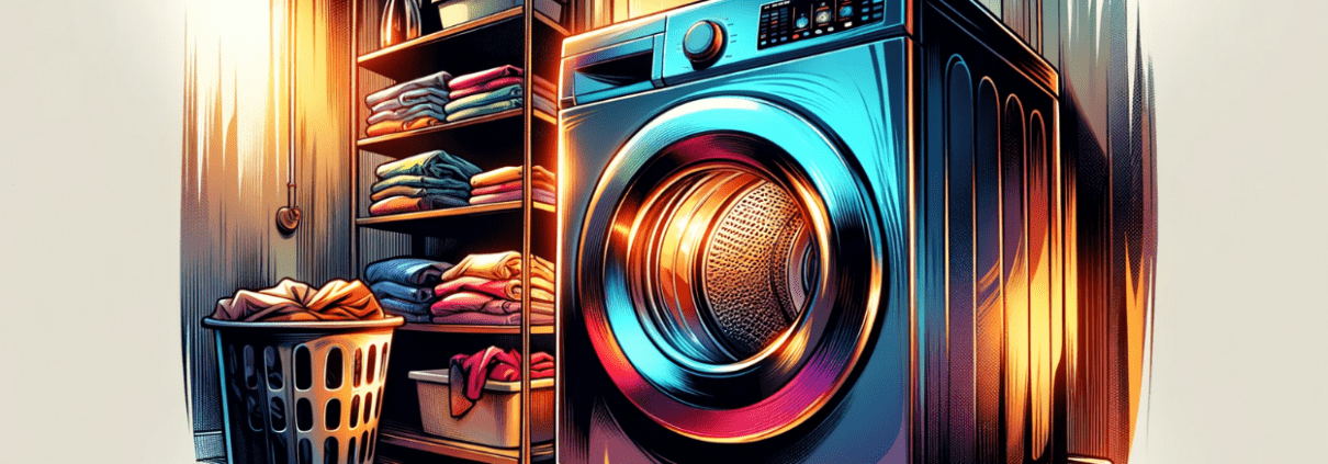 Illustration of a dryer after fixing the belt switch