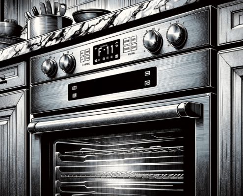 f11 error code on a Frigidaire Oven illustration