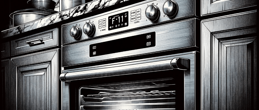f11 error code on a Frigidaire Oven illustration