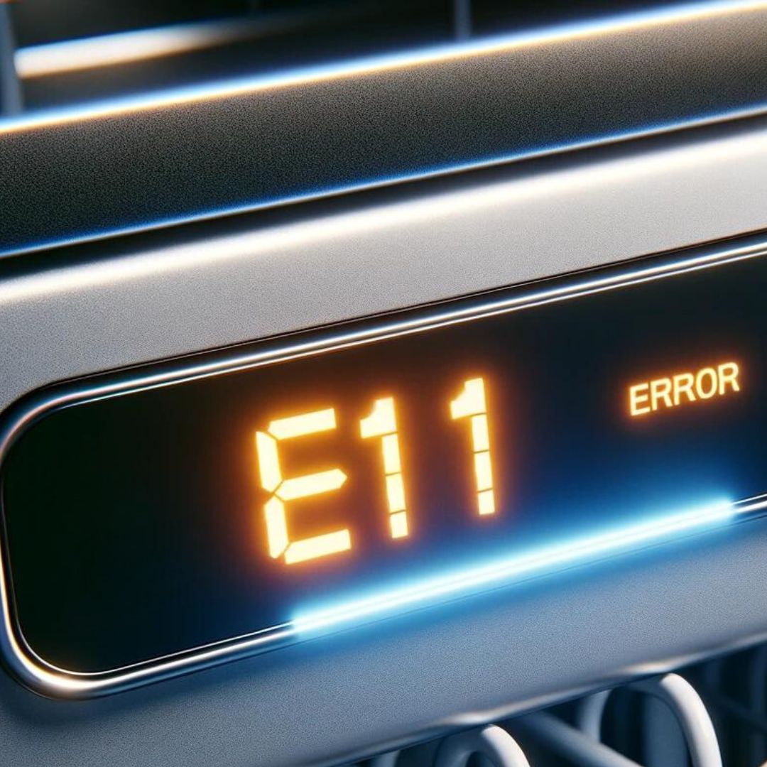 How to clear an E11 error on a Bosch dishwasher