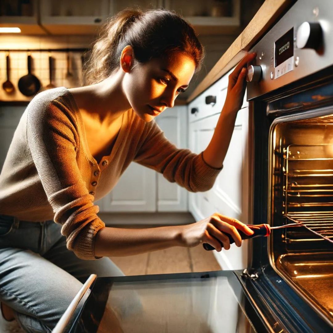 How to replace broil element WB44T10009 on a GE range