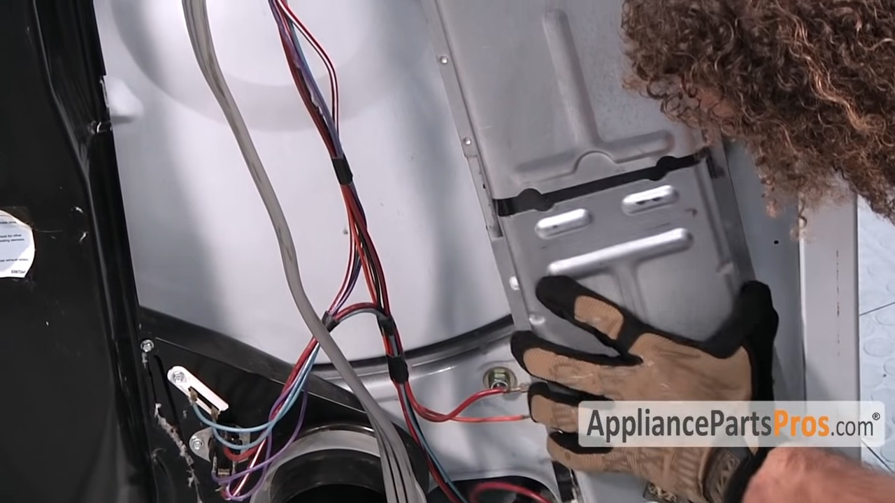 Matt with AppliancePartsPros replacing a whirlpool dryer heating element
