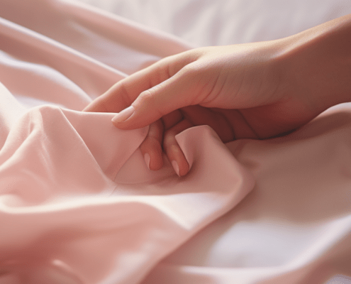 clean sheets used after preventing wrinkles in the dryer