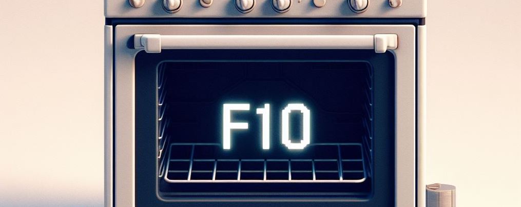 digital f10 error displaying on oven
