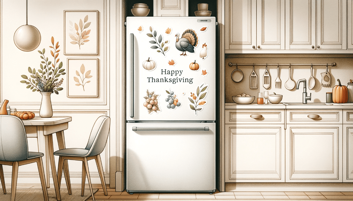 Thanksgiving refrigerator